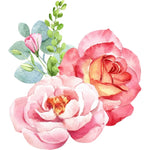 Watercolor Flower Sticker