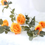 Orange Rose Garland Bulb