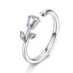 Sterling Silver Rose Ring