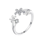 Sterling Flower Ring