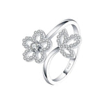 Sterling Silver Flower Ring