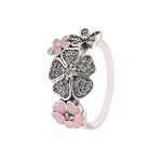 Sterling Silver Floral Ring