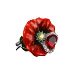 Red Poppy Ring