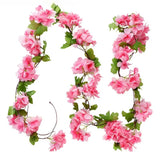 Pink Cherry Blossom Garland