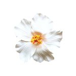 White Hibiscus Hair Clip