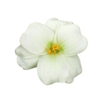 White Silk Flower Hair Clip