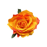 Orange Rose Hair Clip