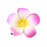 Pink Plumeria Hair Clip