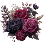 Black Rose Wall Decal