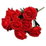 Silk Red Rose Bouquet