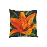 Orange Lily Throw Pillow