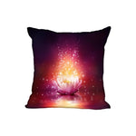 Lotus Flower Throw Pillow