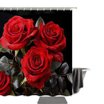 Rose Print Shower Curtain