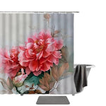 Floral Print Shower Curtain