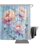 Shower Curtain with Flowers