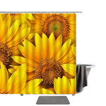 Yellow Floral Shower Curtain