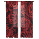 Dark Rose Curtains