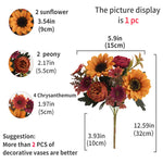 Artificial Seasonal Flower Bouquet