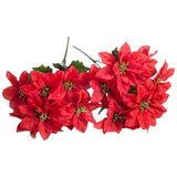 Silk Poinsettia Bouquet