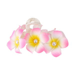 Plumeria Hair Claw Clip