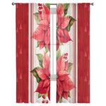 Poinsettia Curtains