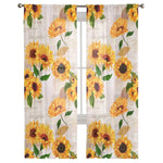 Vintage Sunflower Curtains