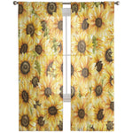 Yellow Flower Curtains