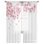 Cherry Blossom Sheer Curtains