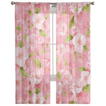 Pink Floral Curtains