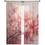 Watercolor Flower Curtains