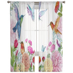 Bird and Flower Curtains