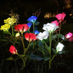 Solar Rose Stake Lights