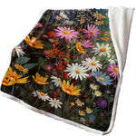 Daisy Fleece Blanket