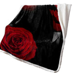 Rose Fleece Blanket