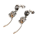 Rose Earrings for Men (Drop)