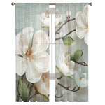 Flower Design Curtains