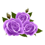 Purple Rose Stickers