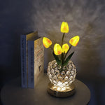 Glass Tulip Table Lamp