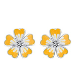 Yellow Flower Earrings