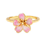 Gold Cherry Blossom Ring