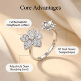 Sterling Silver Flower Ring
