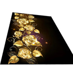 Gold Floral Rug