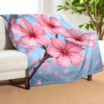Sakura Blanket Home Decor