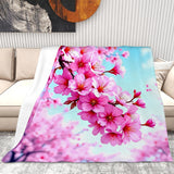 Sakura Blanket Living Room