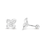 Earrings Silver Lily