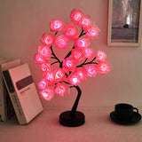 Pink Rose Tree Lamp