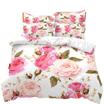 Floral Print Duvet Cover