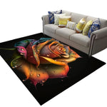 Rose Print Rug