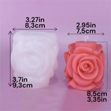 Rose Silicone Candle Mold