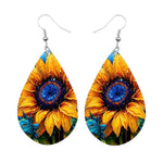 Floral Teardrop Earrings